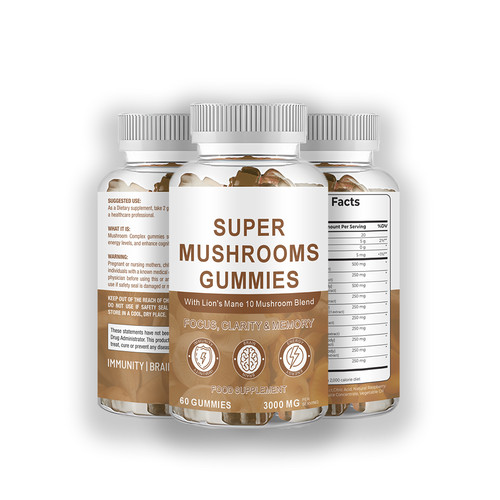 Super mushrooms gummies - gummies, 10
