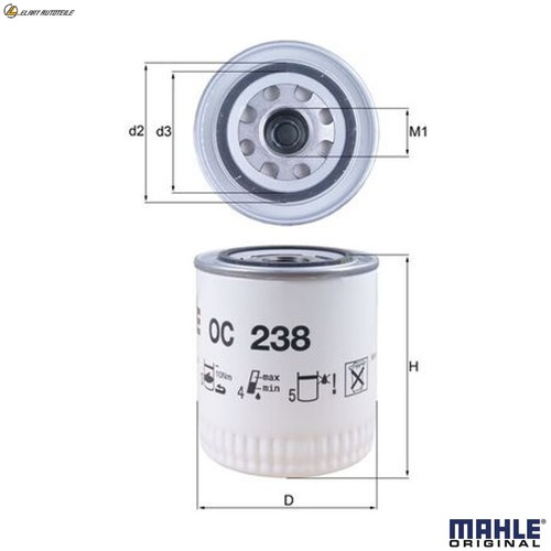 Oil filter 238 for - oc,