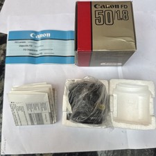 Canon FD 50mm f/1.8 Lens – New , Mint, Boxed, Unused