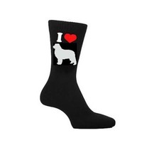 I Love Newfoundland dog Socks