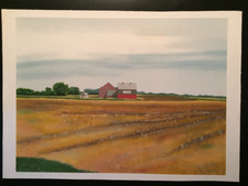 LARGE VINTAGE GOLDEN FIELDS