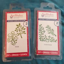 spellbinders shapeabilities Die D-lites Sprigs/corner Sprigs