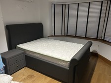 Silent Night Double Bed & Side Table