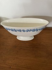 Wedgewood Queensware Embossed Oval Bowl