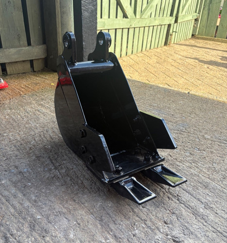Brand new mini digger digging - digger,