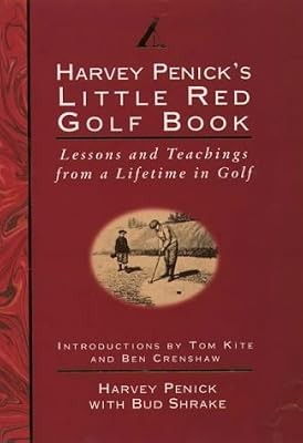 Little red golf book - red, lessons
