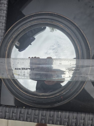 Porthole concave mirror - 7, inch