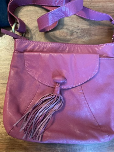 Lovely pink real leather - m&s,