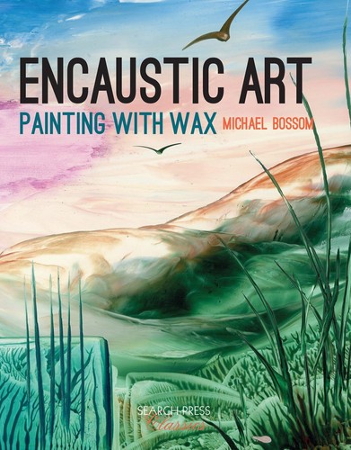 Encaustic art painting with - encaustic,