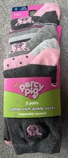 M&S Percy Pig Socks - 5 Pairs