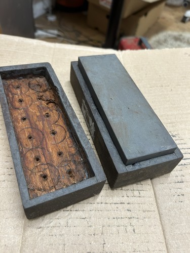 Vintage sharpening stone oil - vintage,