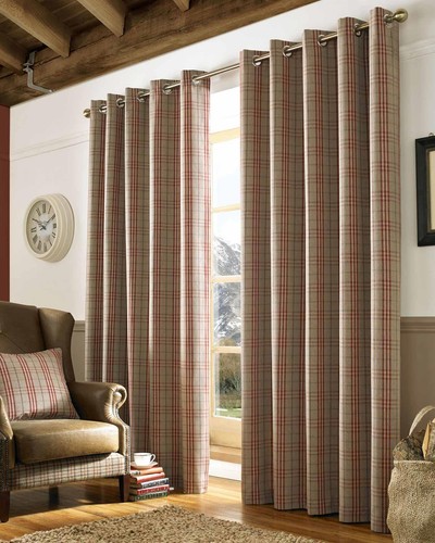 Beige red tartan plaid - tartan,