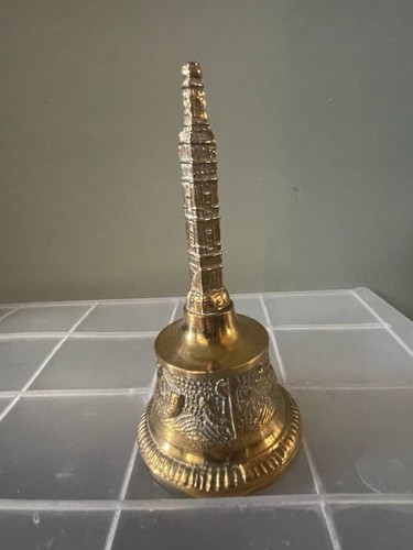 Brass bell with big - with, ben
