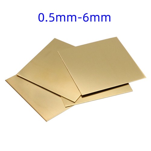 Thin brass sheet metal plates - brass,