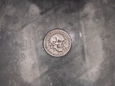 Struck Half Dollar: Hobo Skull - Memento Mori .999 Plated American Coin