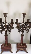 Antique 1873 Pair Of Bronze