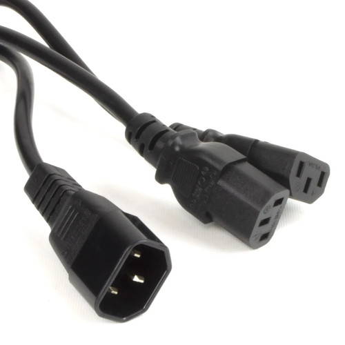 Iec mains splitter - 1m,