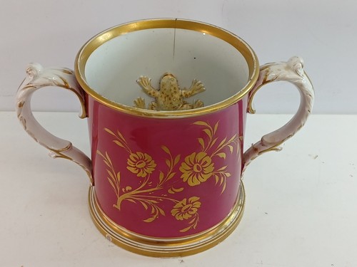 Antique victorian frog - frog, mug