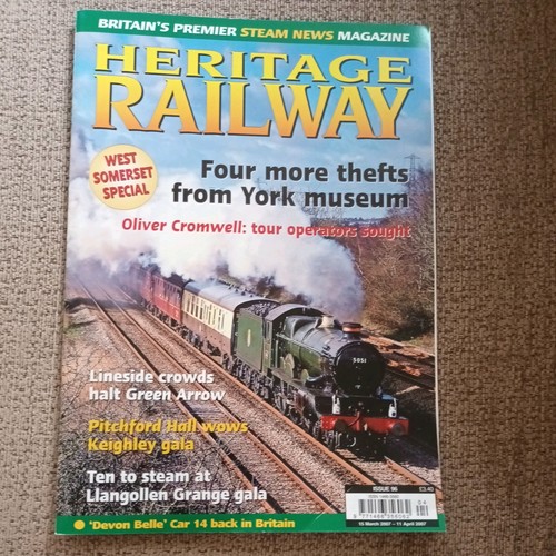 Heritage railway magazine - railway,
