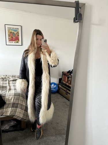 Extra fluffy afghan coat - fluffy,