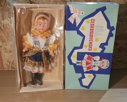 Vintage czechoslovakian doll - vintage,