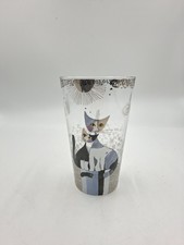 Goebel Glass by Rosina Wachtmeister Two Cat in Nico E Nicola Design 13cm / 8cm