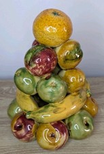 Vintage Majolica Pottery Fruit