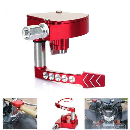 Billet cnc red thumb throttle - billet,