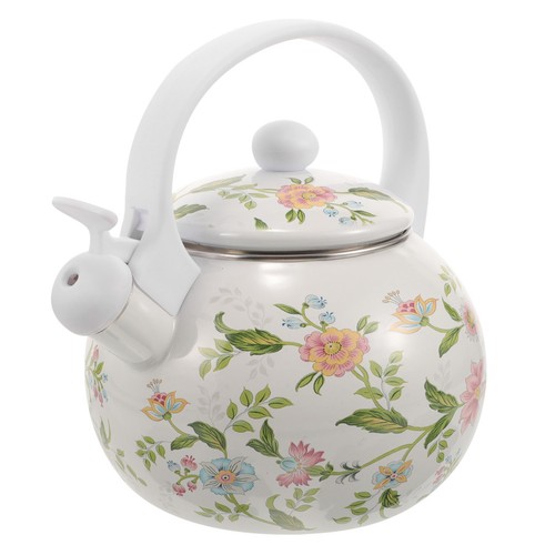 Enamel tea kettle whistling - enamel,
