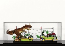 Acrylic Display Case For LEGO® Jurassic Park T.Rex Breakout 76956 FREE FAST POST