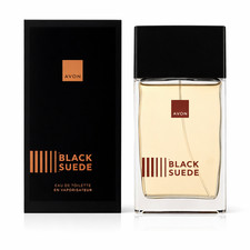 Avon black suede eau - black,