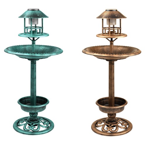 Bird hotel feeder bath with - &,