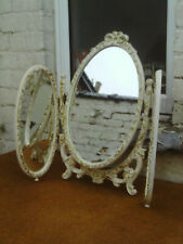 Vintage 1980s/90s French Louis Style Freestanding Triple Dressing Table Mirror