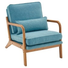 Modern Lounge Accent Chair Oak