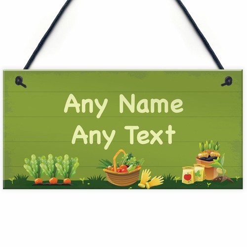 Garden sign personalised - sign,