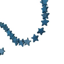 60 BEADS Turquoise Star