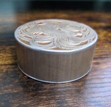 Vintage Rene Lalique Roger Et Gallet Fleurs D'Amour Aluminium Powder Box French