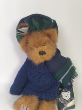 Scottish Ronnie Hek Bear Forbes Tartan Teddy Bear Scotland 10" 25 cm