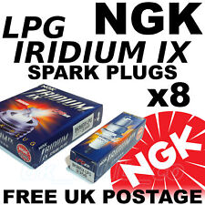 8x NGK IRIDIUM LPG SPARK PLUGS JEEP GRAND CHEROKEE 4.7 lt 260 bhp HO 05--> #3356