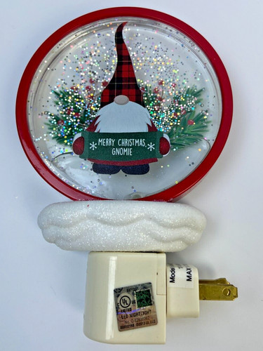 Christmas gnome plug light - christmas,