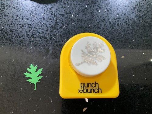 Punch bunch acorn leaf craft - bunch,
