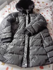Ladies Hooded Quilted Winter Coat Size 24