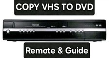 Toshiba VHS DVD Recorder Copy