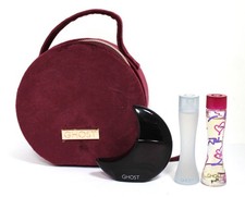 Ghost Miniature Perfume Set of 3 Bottles 5ml & 10ml + Jewellery Box