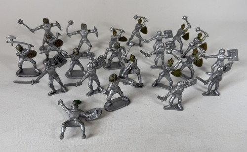 Plastic medieval silver - plastic,