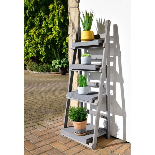 Tier wooden ladder plant - tier,