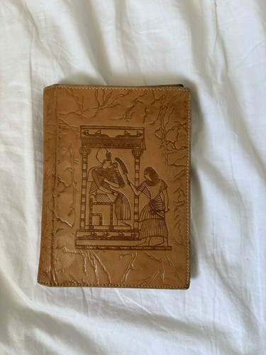 Leather writing case with