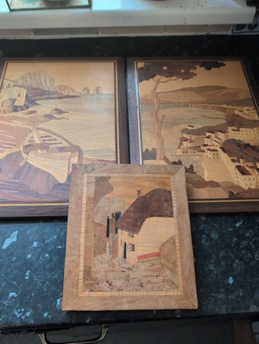 Italian wood marquetry - 3, x