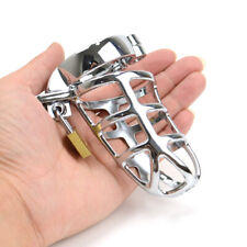 Male Chastity Cage, Cock cage. Bondage chastity cage steel Metal 3 sizes ring