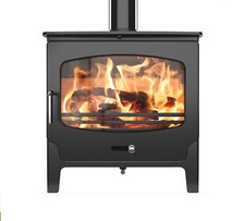 MODERN BLACK WIDE WOOD COAL